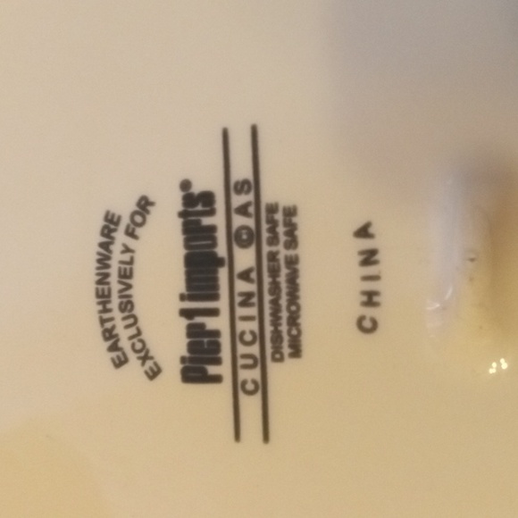 Cucina Earthenware Series Platter & Plate - Picture 3 of 3